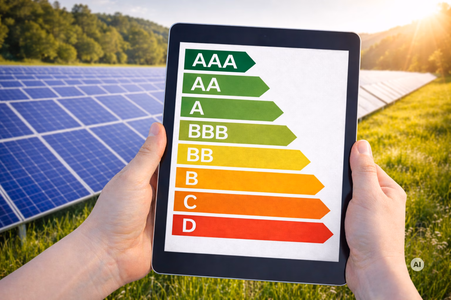 TEXXECURE Rating Skala für PV-Anlagen
